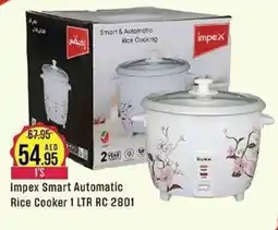 West Zone Supermarket Impex Smart Automatic Rice Cooker 1 LTR RC 2801 offer