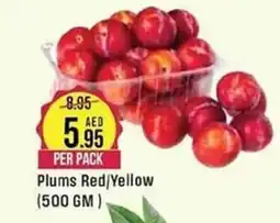 West Zone Supermarket Plums Red Yellow offer