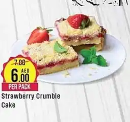 West Zone Supermarket Strawberry Crumble Cake offer