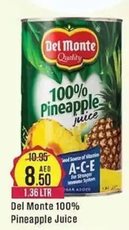 West Zone Supermarket Del Monte 100% Pineapple Juice offer
