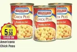 West Zone Supermarket Americana Chick Peas offer