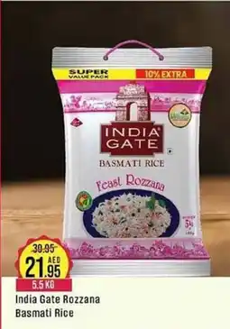 West Zone Supermarket India Gate Rozzana Basmati Rice offer