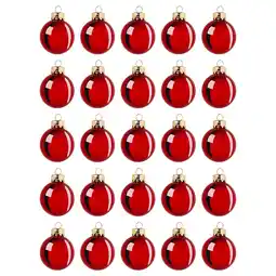 Ikea Vinterfint Decoration, bauble, glass red, 3.5 cm offer