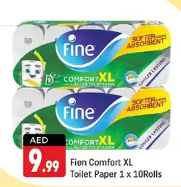 Shaklan Fien Comfort Toilet Paper 1 x 10Rolls offer