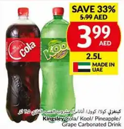 Viva Kingsley Cola / Kool / Pineapple / Grape Carbonated Drink 2.5L offer