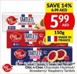 Viva Chic n Choc Chocolate Hazelnut / Strawberry / Raspberry Tartlets 150g offer