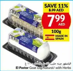 Viva El Pastor Goat Log Natural / with Herbs 100g offer