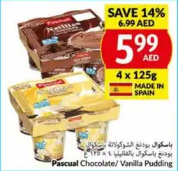 Viva Pascual Chocolate / Vanilla Pudding 4 x 125g offer
