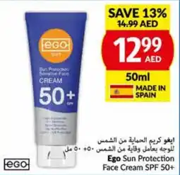 Viva Ego Sun Protection Face Cream SPF 50+ 50ml offer