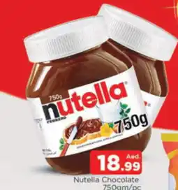 Al Madina Hypermarket Nutella Chocolate 750gm pc offer