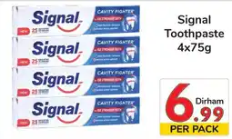 Day To Day Signal Toothpaste 4x75g offer