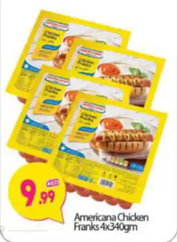 Bigmart Americana Chicken Franks 4x340gm offer