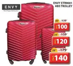 Grand Mall Sharjah ENVY ETR9001 ABS TROLLEY 20" offer