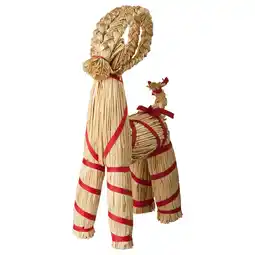Ikea Vinterfint Decoration, goat, handmade straw, 50 cm offer