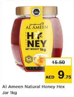 Nesto Al Ameen Natural Honey Hex Jar 1kg offer