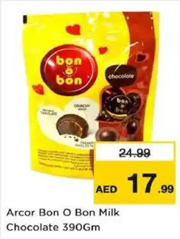 Nesto Arcor Bon O Bon Milk Chocolate 390Gm offer