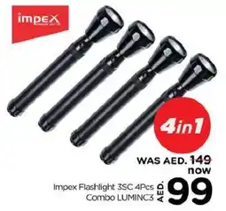 Nesto Impex Flashlight 3SC 4Pcs Combo LUMINC3 offer