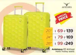 Nesto Antelopus PP 4Wheel Hard Trolley asstd. 28" offer
