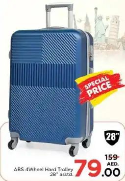 Nesto ABS 4Wheel Hard Trolley 28" asstd. offer