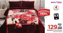 Nesto Soulmate Double Blanket 4pcs Set asstd. 6.5kg offer