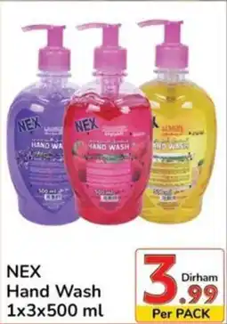 Day To Day NEX Hand Wash 1 x 3 x 500mL offer