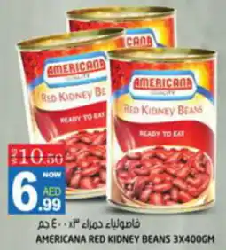 Hashim Hypermarket AMERICANA RED KIDNEY BEANS 3 X 400GM offer