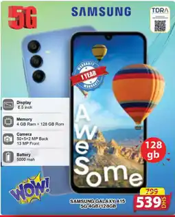 Grand Mall Sharjah SAMSUNG GALAXY A15 5G 4GB/128GB offer