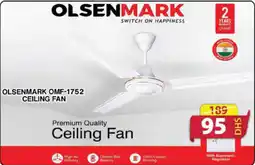 Grand Mall Sharjah OLSENMARK OMF-1752 CEILING FAN offer