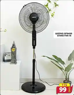 Grand Mall Sharjah GEEPAS GF9488 STAND FAN 16 offer