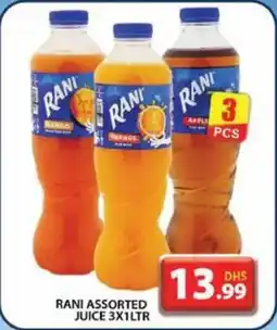 Grand Hyper Market RANI ASSORTED JUICE 3X1LTR offer