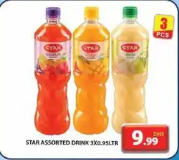 Grand Hyper Market STAR ASSORTED DRINK 3X0.95LTR offer