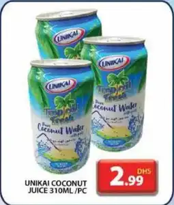 Grand Hyper Market UNIKAI COCONUT JUICE 310ML/PC offer