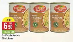 West Zone Supermarket California Garden Chick Peas 3X400 GM offer
