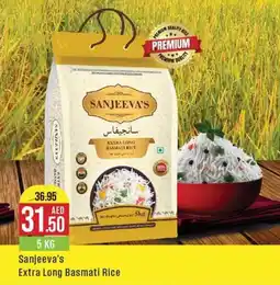 West Zone Supermarket Sanjeeva's Extra Long Basmati Rice 5 KG offer