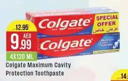 West Zone Supermarket Colgate Maximum Cavity Protection Toothpaste 4X120 ML offer