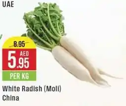 West Zone Supermarket White Radish (Moli) PER KG offer