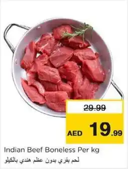Nesto Indian Beef Boneless Per kg offer