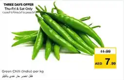 Nesto Green Chilli per kg offer