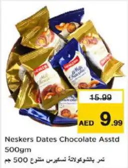 Last Chance Neskers Dates Chocolate Asstd 500gm offer