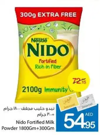 Ajman Market Nido Fortified Milk Powder 1800Gm+300Gm offer