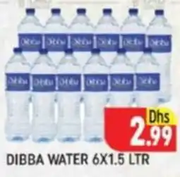 Al Madina DIBBA WATER 6X1.5 LTR offer