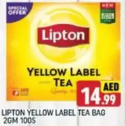 Al Madina LIPTON YELLOW LABEL TEA BAG 2GM 100S offer