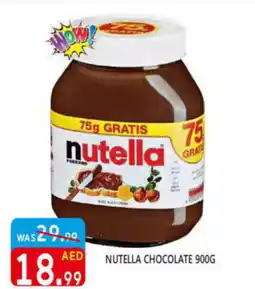 United Hypermarket NUTELLA CHOCOLATE 900G offer