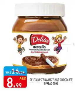 United Hypermarket DELITA NESTELLA HAZELNUT CHOCOLATE SPREAD 750G offer
