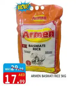 United Hypermarket ARMEN BASMATI RICE 5KG offer