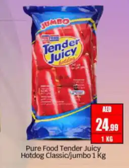 Bigmart Pure Food Tender Juicy Hotdog Classic jumbo 1 kg offer