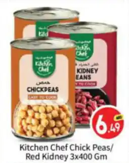 Bigmart Kitchen Chef Chick Peas Red Kidney 3x400 Gm offer