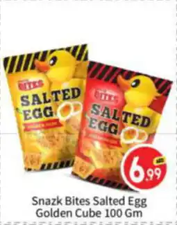 Bigmart Snazk Bites Salted Egg Golden Cube 100 Gm offer