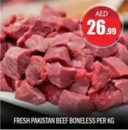 Bigmart FRESH PAKISTAN BEEF BONELESS PER KG offer