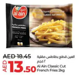 Lulu Hypermarket Al Ain Classic Cut French Fries 2kg offer